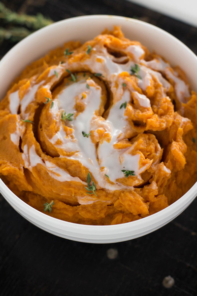 Vegan Creamy Mashed Sweet Potatoes photo